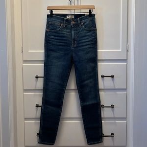 Madewell 10” high-rise skinny jeans